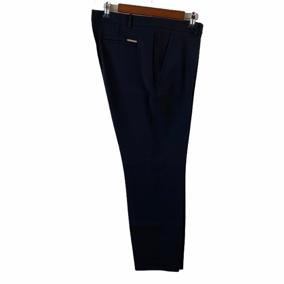 Michael Kors Pants - Michael Kors Black Flat Front Ankle Dress Pants 16